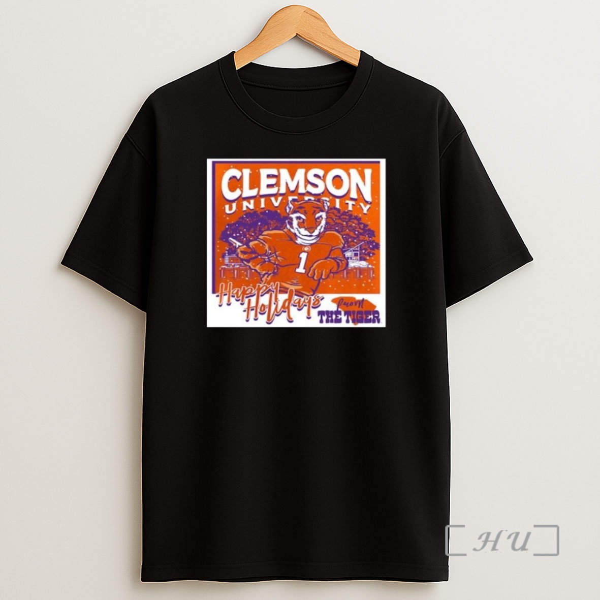 Officials Clemson Tigers Snowy Polaroid Shirt Sweatshirt Tee