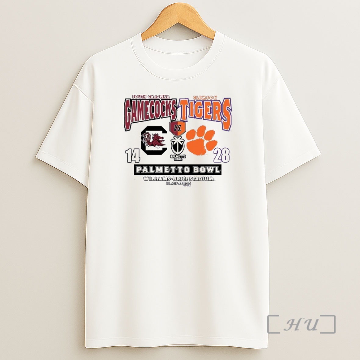 Officials Clemson Tigers Vs South Carolina 2025 Palmetto Bowl Final Score Premium Shirt Sweatshirt Tee