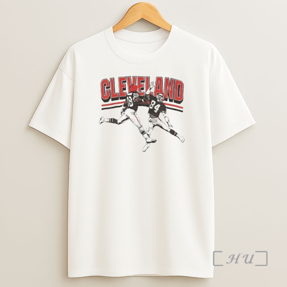 Officials Cleveland Browns Football Player High Five Shirt Sweatshirt Tee