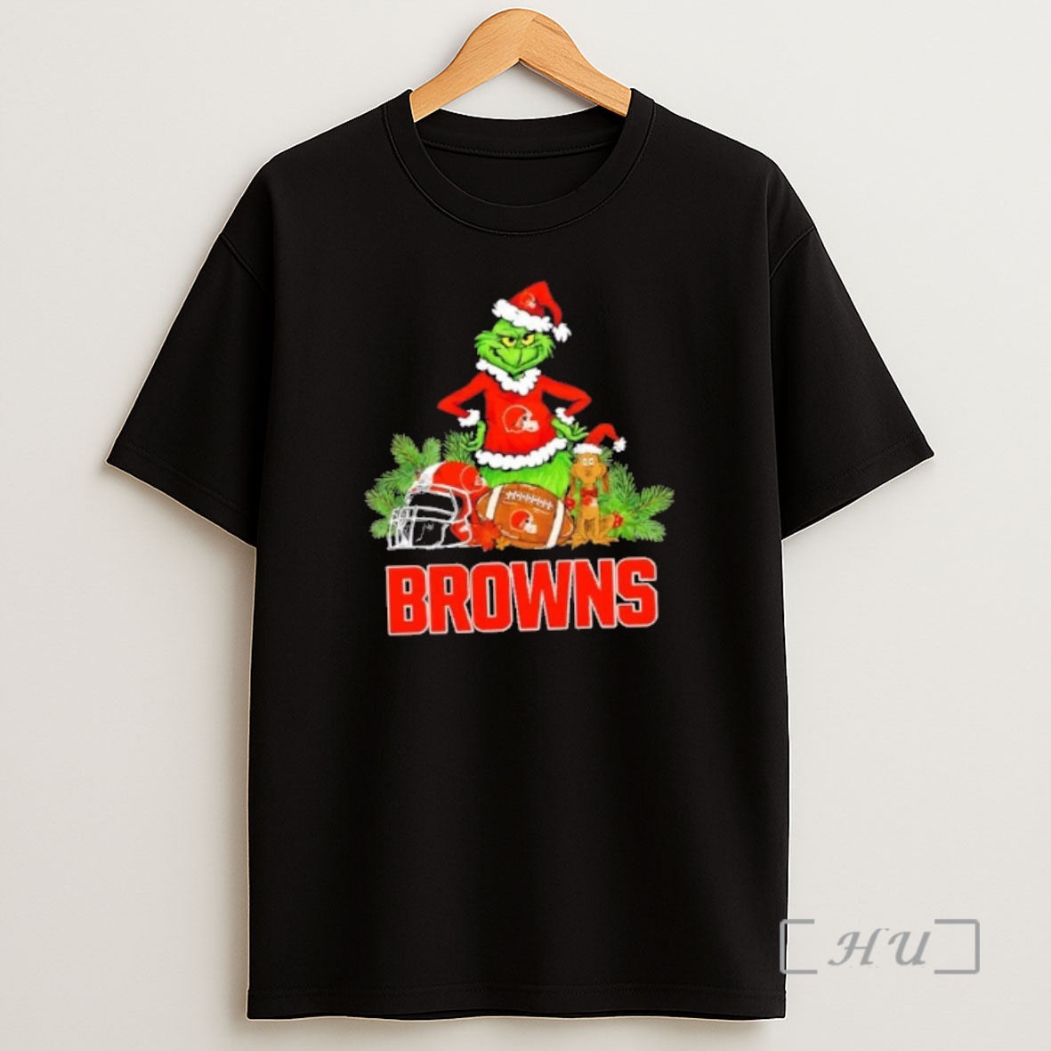 Officials Cleveland Browns Football X Grinch Merry Christmas Graphic Premium Shirt Sweatshirt Tee