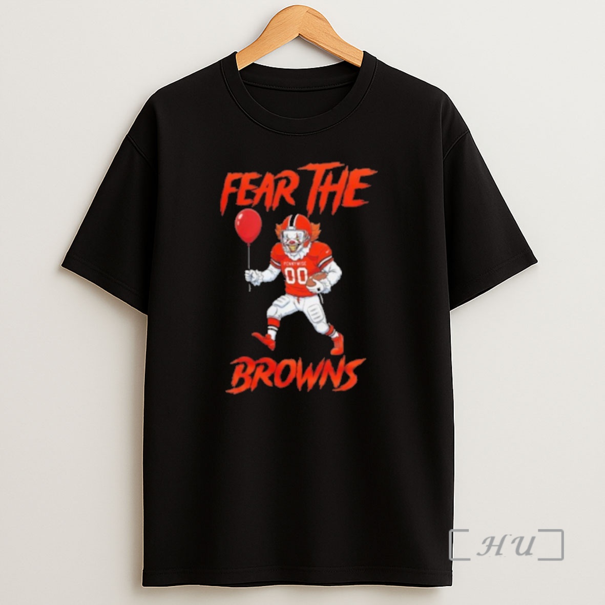 Officials Cleveland Browns Logo Fear The Pennywise Shirt Sweatshirt Tee