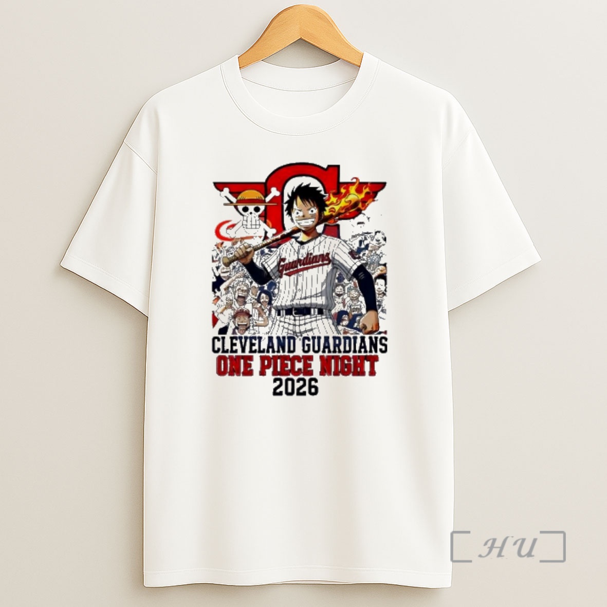 Officials Cleveland Guardians One Piece Night 2026 Luffy Shirt Sweatshirt Tee