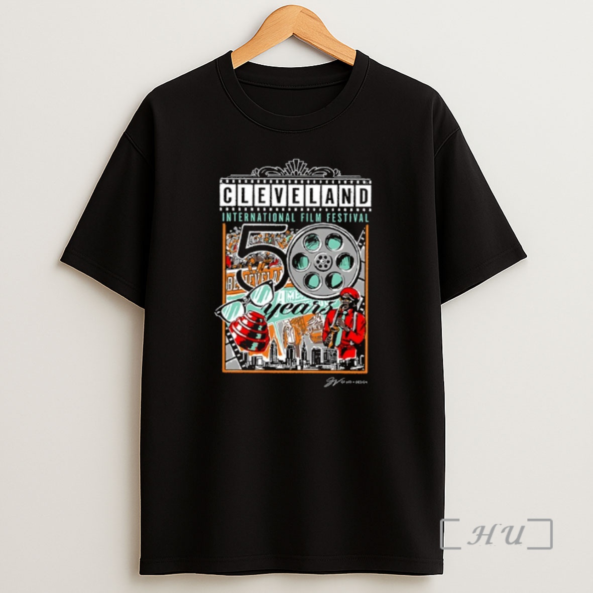 Officials Cleveland International Film Festival 50 Years Shirt Sweatshirt Tee