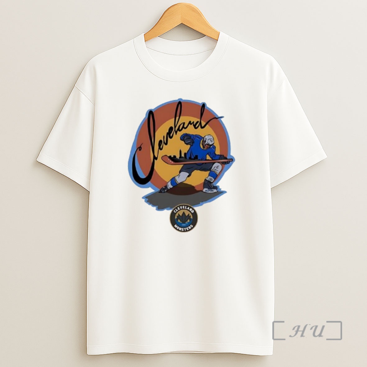 Officials Cleveland Monsters Ice Hockey Graphic Shirt Sweatshirt Tee