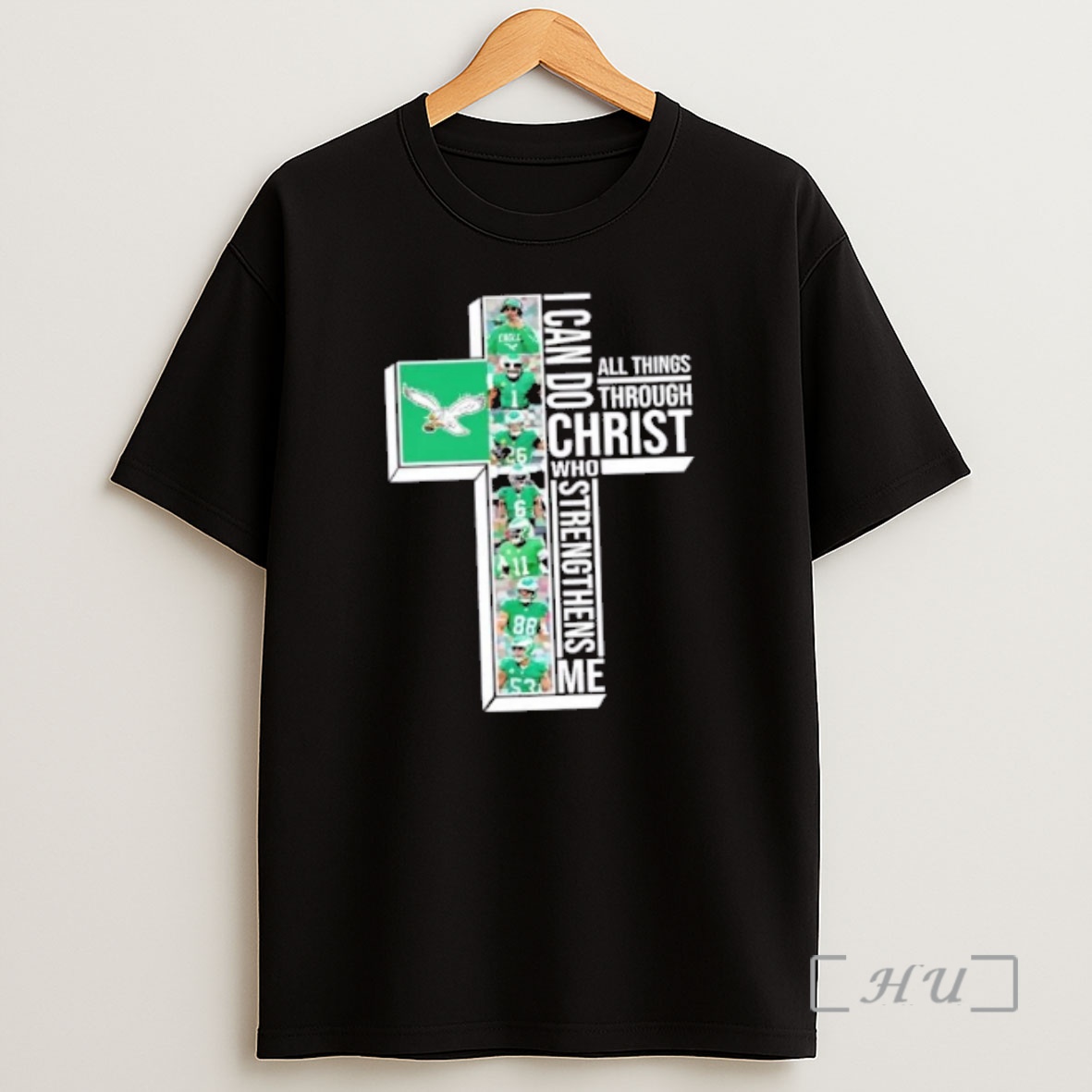 Officials Coach Nick Sirianni And Players Philadelphia Eagles I Can Do All Things Through Christ Who Strengthens Me Premium Shirt Sweatshirt Tee