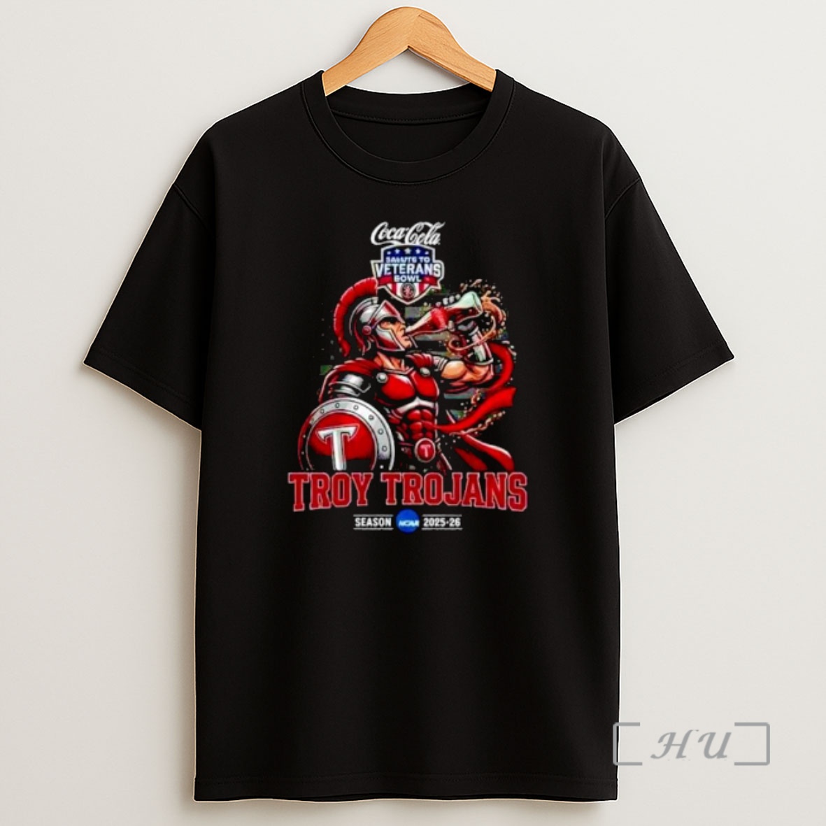 Officials Cocal Cola X College Football Bowl Ncaa Season 2025 26 Salute To Veterans Bowl Troy Trojans Ornaments Shirt Sweatshirt Tee