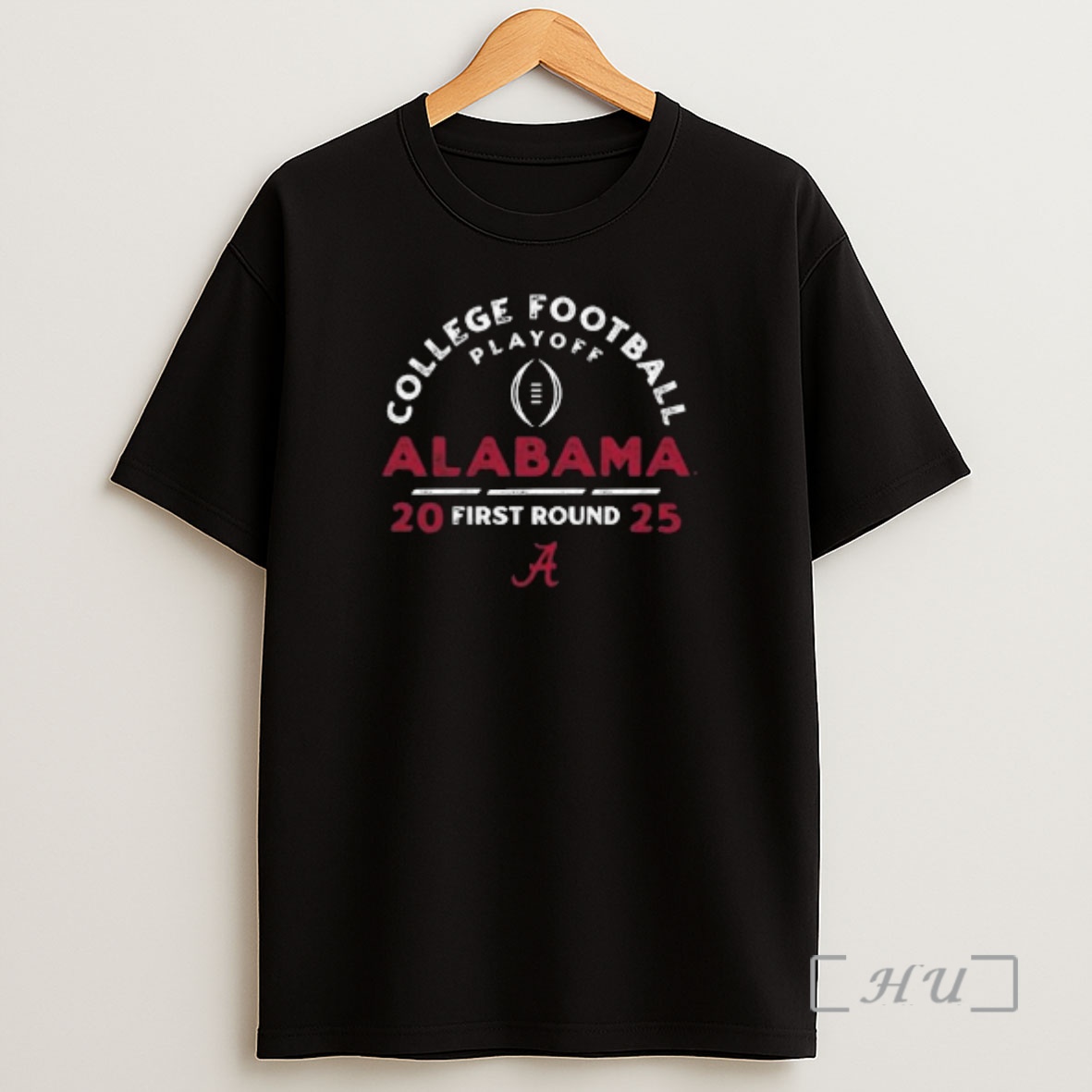 Officials College Football Playoff 2025 First Round Alabama Crimson Tide Circle Black Shirt Sweatshirt Tee