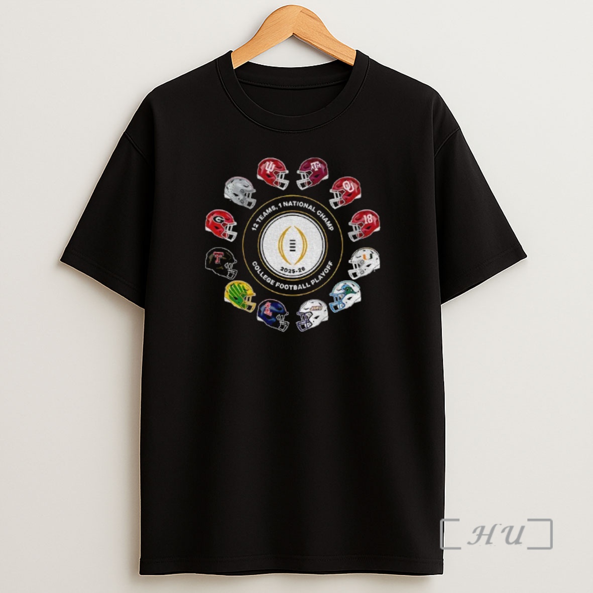 Officials College Football Playoff 2026 Exclusive 12 Teams Playoff Helmet Shirt Sweatshirt Tee