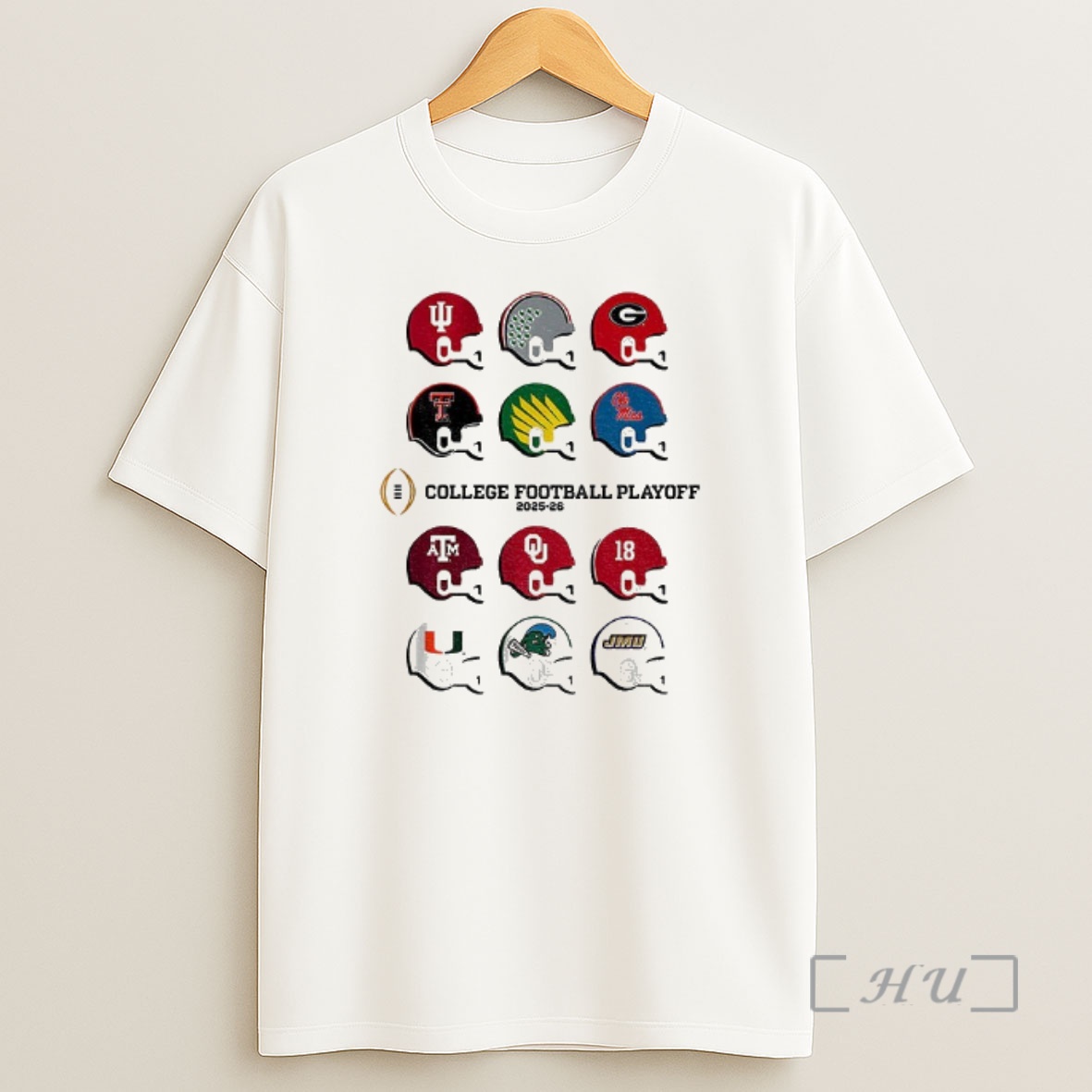Officials College Football Playoff Cfp Toy Team Helmets 2025 Cfp Field Logo Premium Shirt Sweatshirt Tee