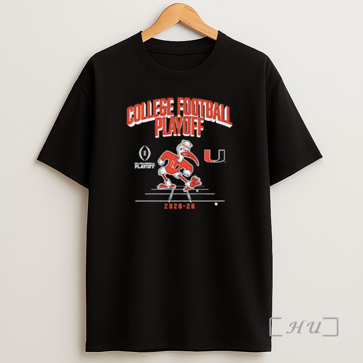 Officials College Football Playoff Miami Hurricanes Football 2025 Cfp Mascot Shirt Sweatshirt Tee