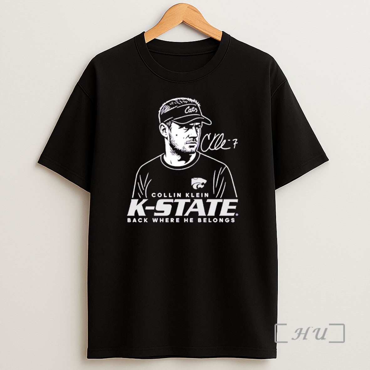 Officials Collin Klein K State Wildcats Back Where He Belongs Signature Shirt Sweatshirt Tee