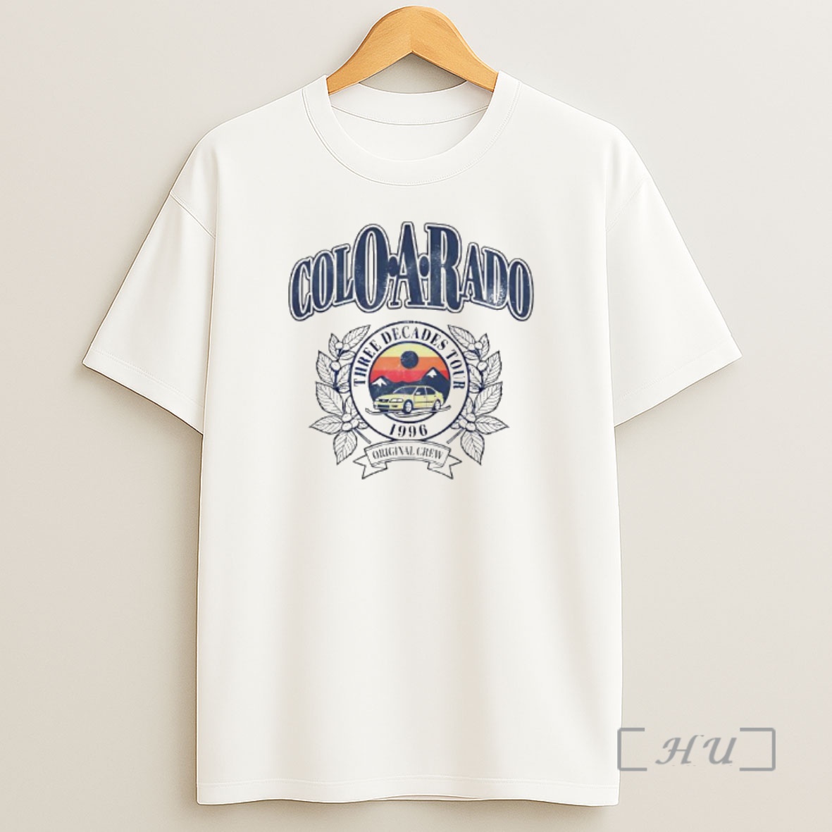 Officials Coloarado Three Decades Tour 1996 Crew Vintage Car Shirt Sweatshirt Tee