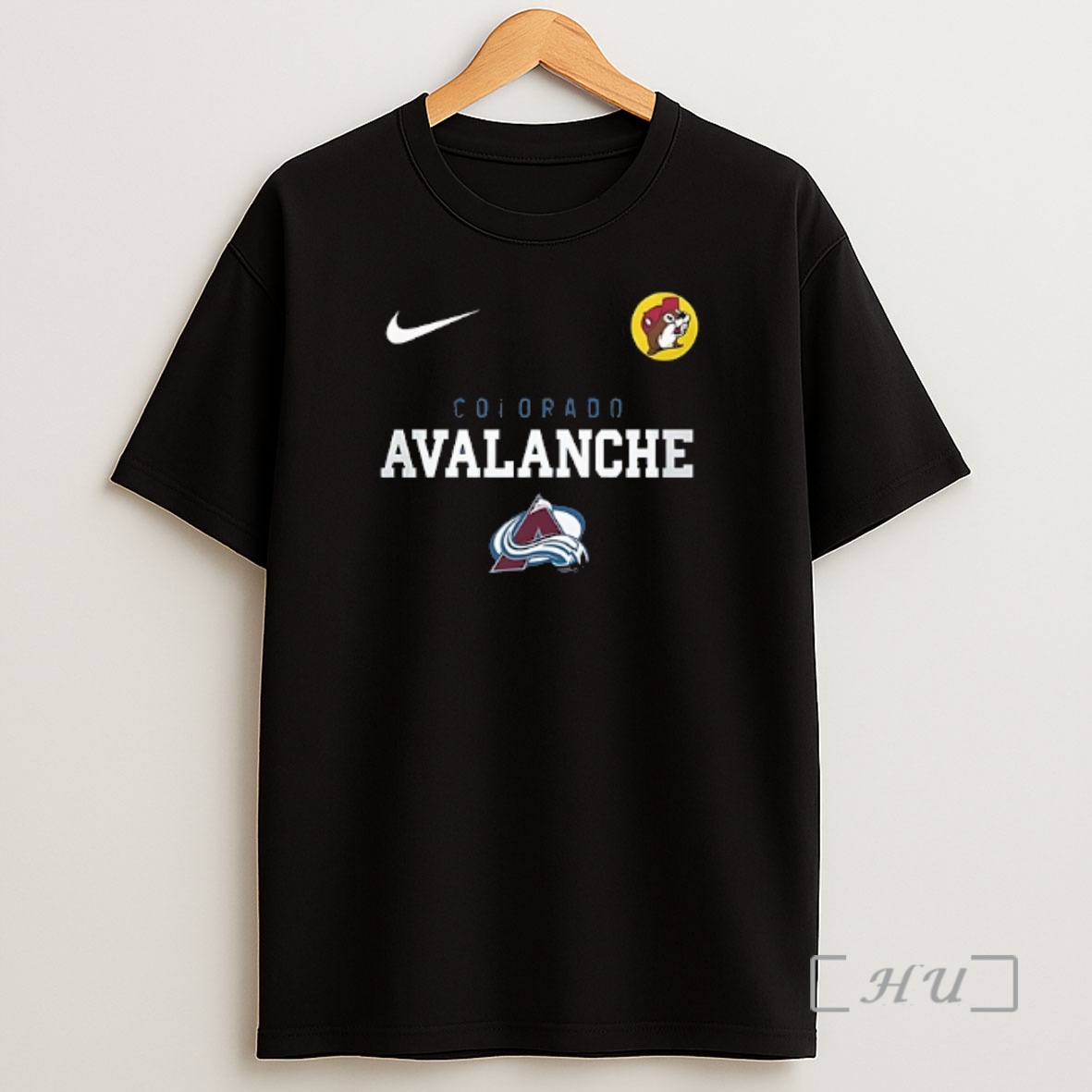 Officials Colorado Avalanche X Buc Ees Built Different Mascot Double Sided Graphic Shirt Sweatshirt Tee