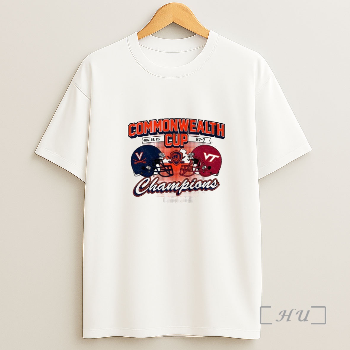 Officials Commonwealth Cup Virginia Cavaliers Vs Virginia Tech Hokies Champions Nov 29 25 Premium Shirt Sweatshirt Tee