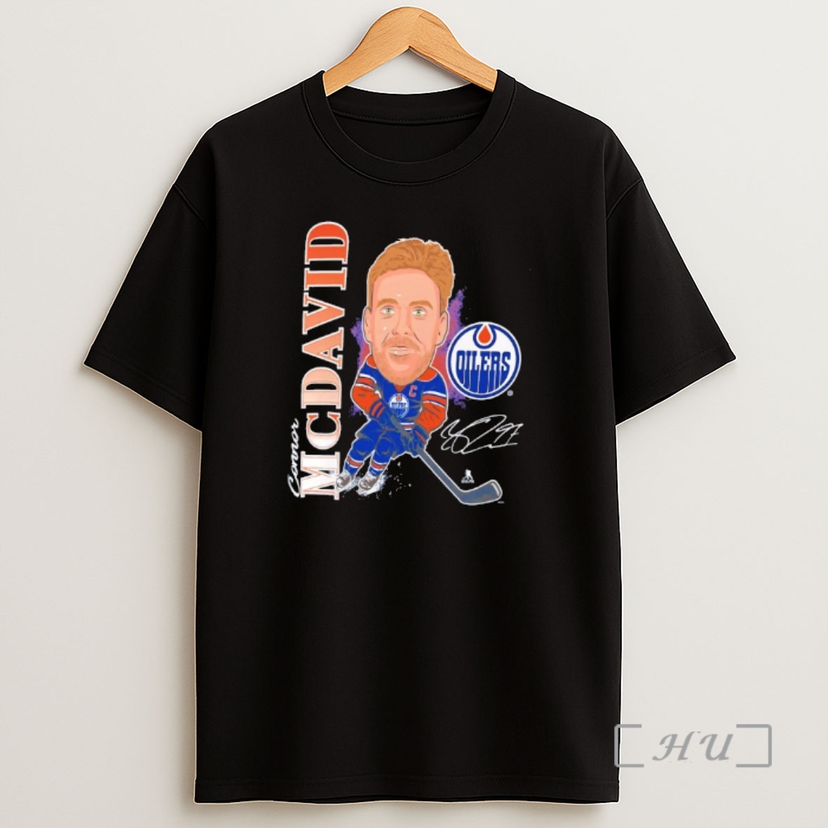 Officials Connor Mcdavid Edmonton Oilers Player Action Signature Shirt Sweatshirt Tee