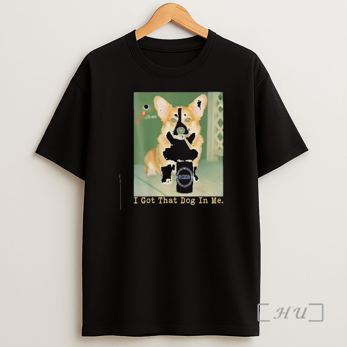 Officials Corgi Dog Smoking With Beer Can I Got That Dog In Me Funny Shirt Sweatshirt Tee