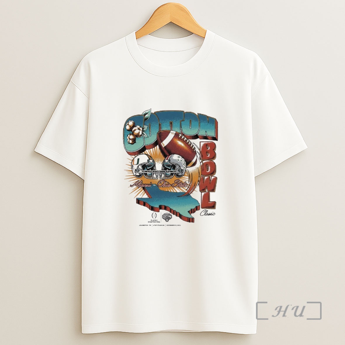 Officials Cotton Bowl Classic 2025 Miami Hurricanes Vs Ohio State Buckeyes Vintage Matchup Att Stadium December 31 Shirt Sweatshirt Tee