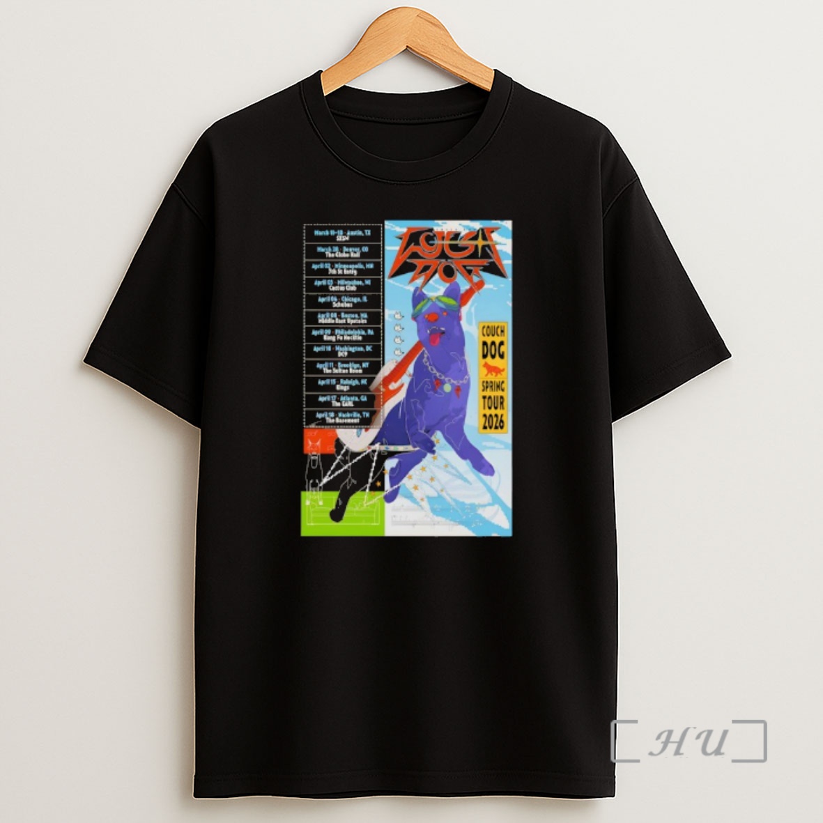 Officials Couch Dog Spring Tour 2026 Shirt Sweatshirt Tee