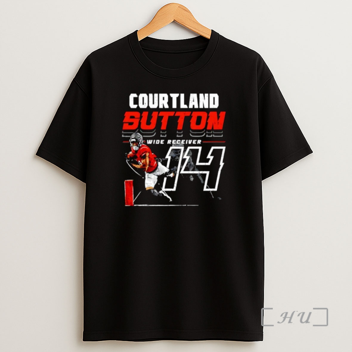Officials Courtland Sutton Player Name Denver Broncos Football Signature Ornaments Shirt Sweatshirt Tee