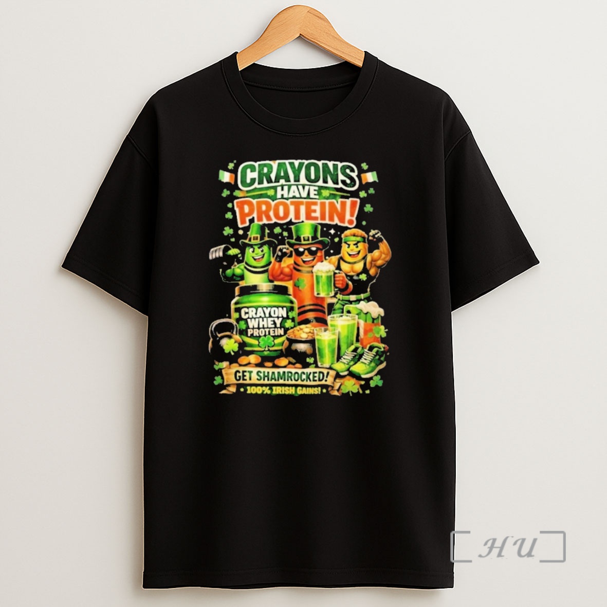 Officials Crayons Have Protein St Patricks Day Shirt Sweatshirt Tee