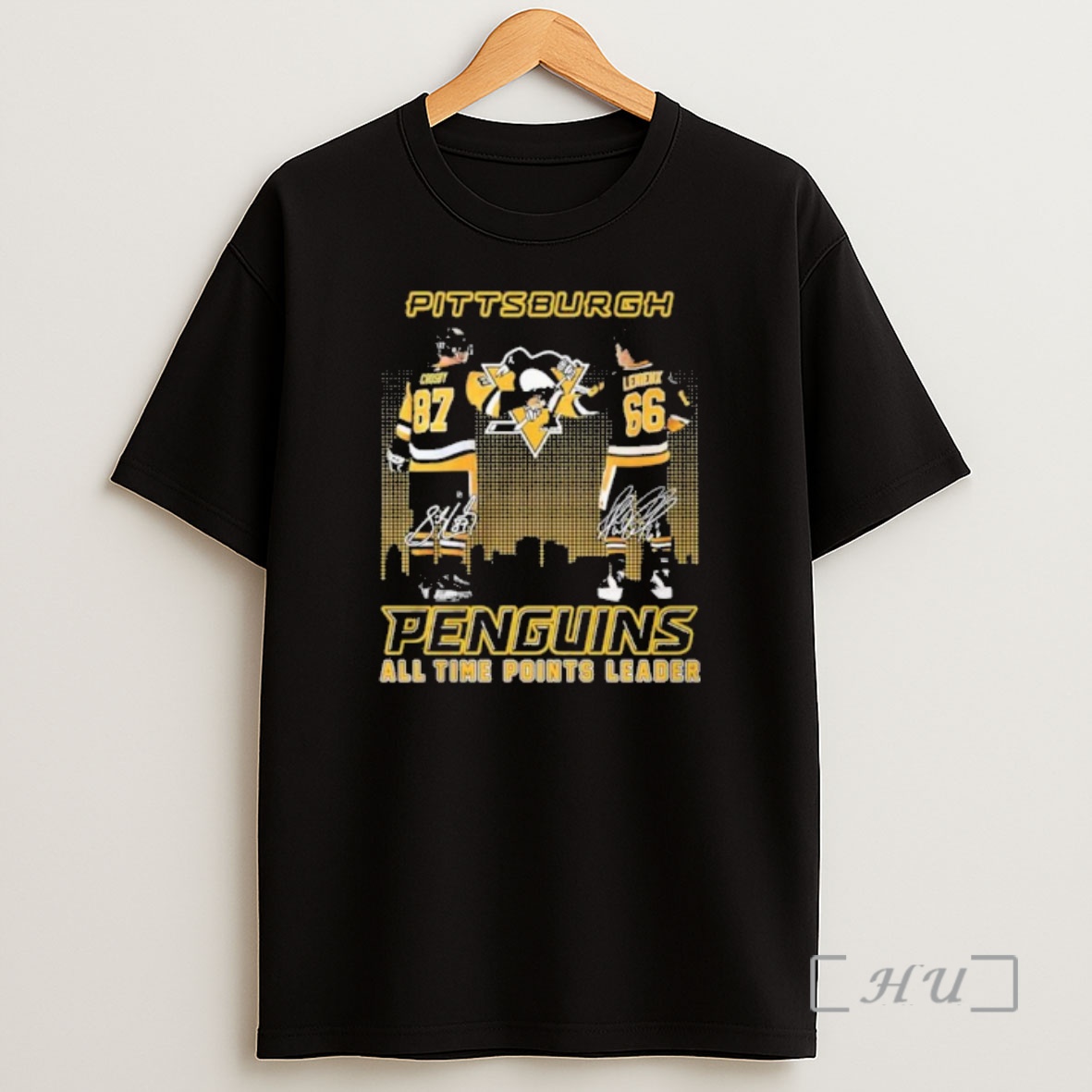 Officials Crosby And Lemieux Pittsburgh Penguins All Time Points Leader Shirt Sweatshirt Tee