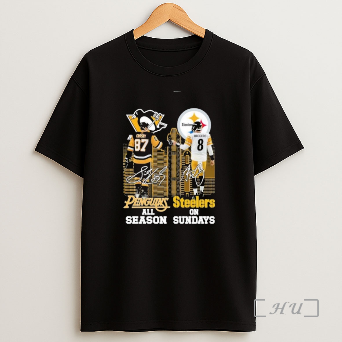 Officials Crosby Pittsburgh Penguins All Season And Rodgers Pittsburgh Steelers On Sundays Shirt Sweatshirt Tee