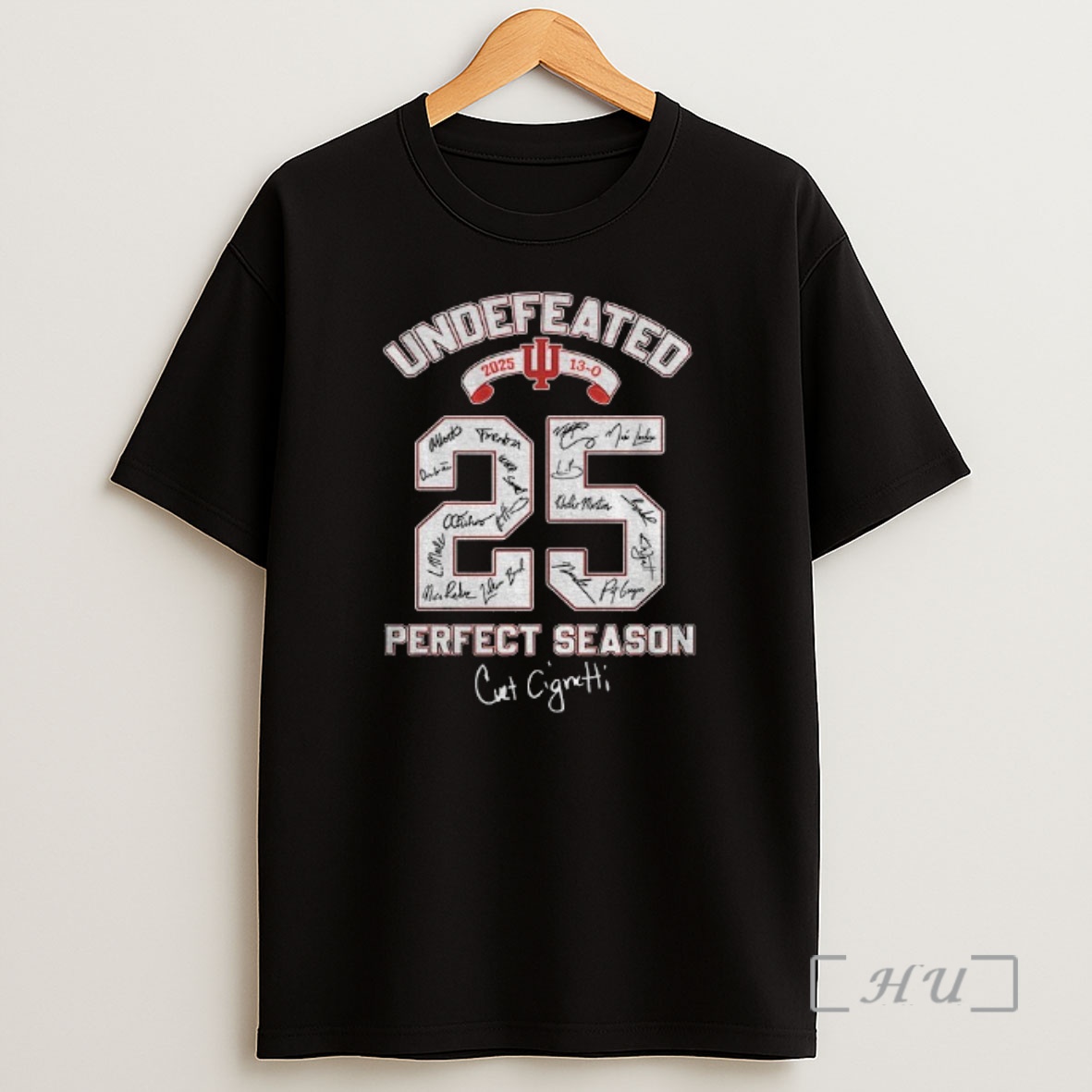 Officials Curt Cignetti Coach Indiana Hoosiers Big Champions Undefeated 2025 Perfect Season Signature Premium Shirt Sweatshirt Tee