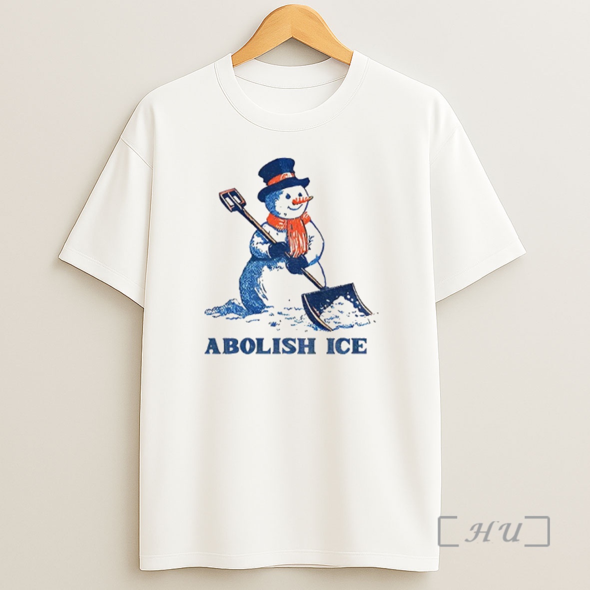 Officials Cute Snowman Abolish Ice Snow Christmas Shirt Sweatshirt Tee