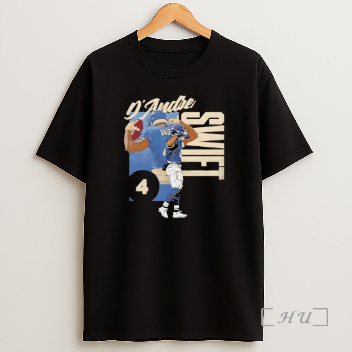 Officials Dandre Swift Chicago Bears Football Flex Highlight Signature Shirt Sweatshirt Tee