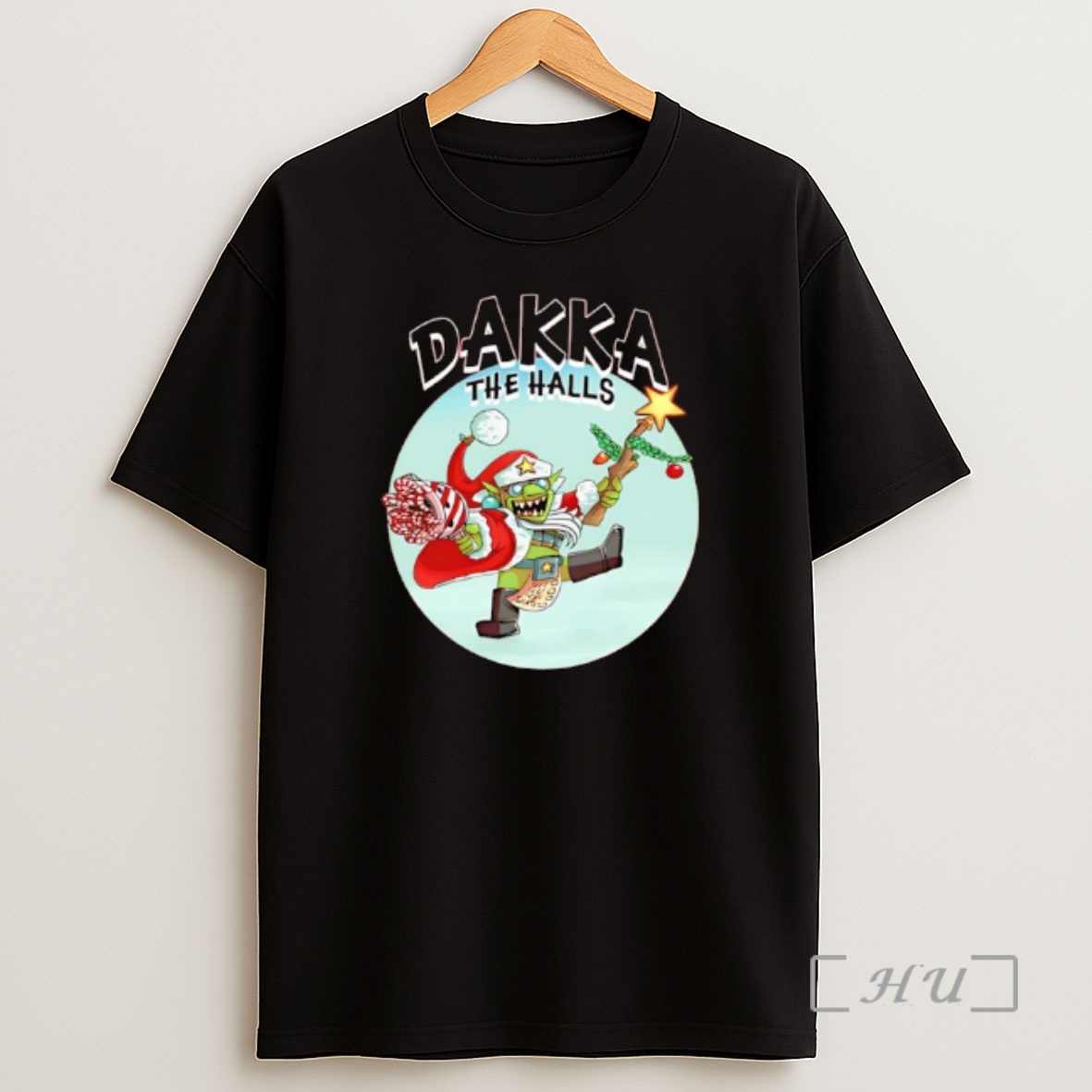 Officials Da Red Gobbo Dakka The Halls Christmas Premium Shirt Sweatshirt Tee