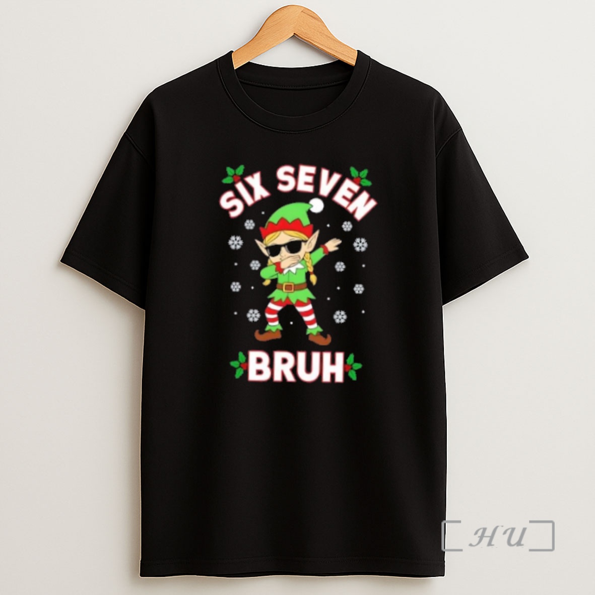 Officials Dabbing Elf Six Seven Bruh Christmas 67 Meme Xmas Shirt Sweatshirt Tee