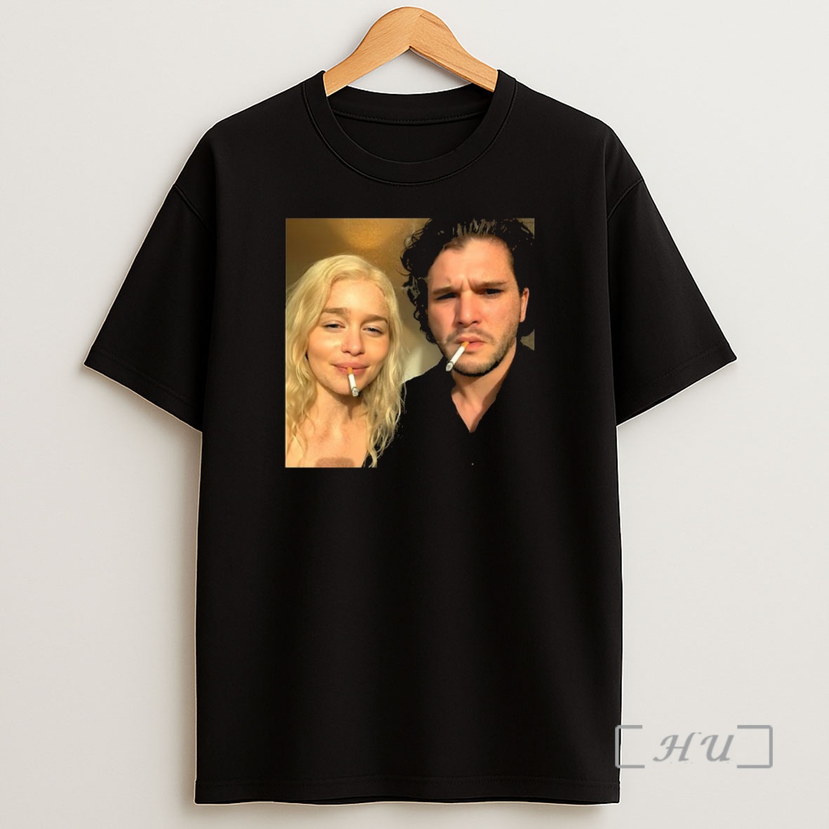 Officials Daenerys Targaryen And Jon Snow Smoking Game Of Thrones Meme Premium Shirt Sweatshirt Tee