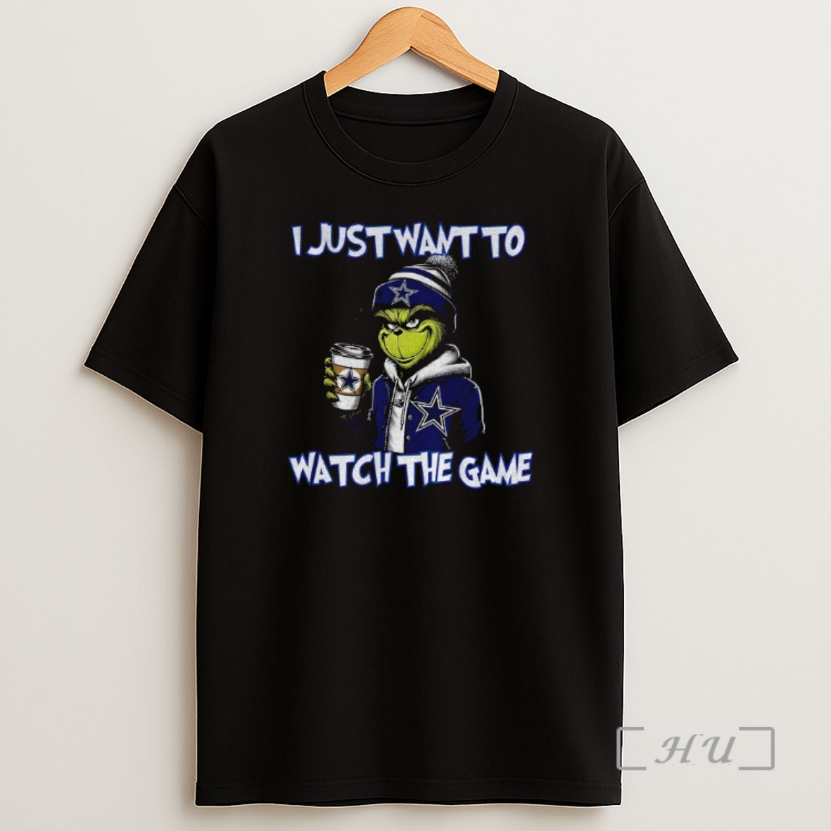 Officials Dallas Cowboys Grinch I Just Want To Watch The Game Christmas Premium Shirt Sweatshirt Tee