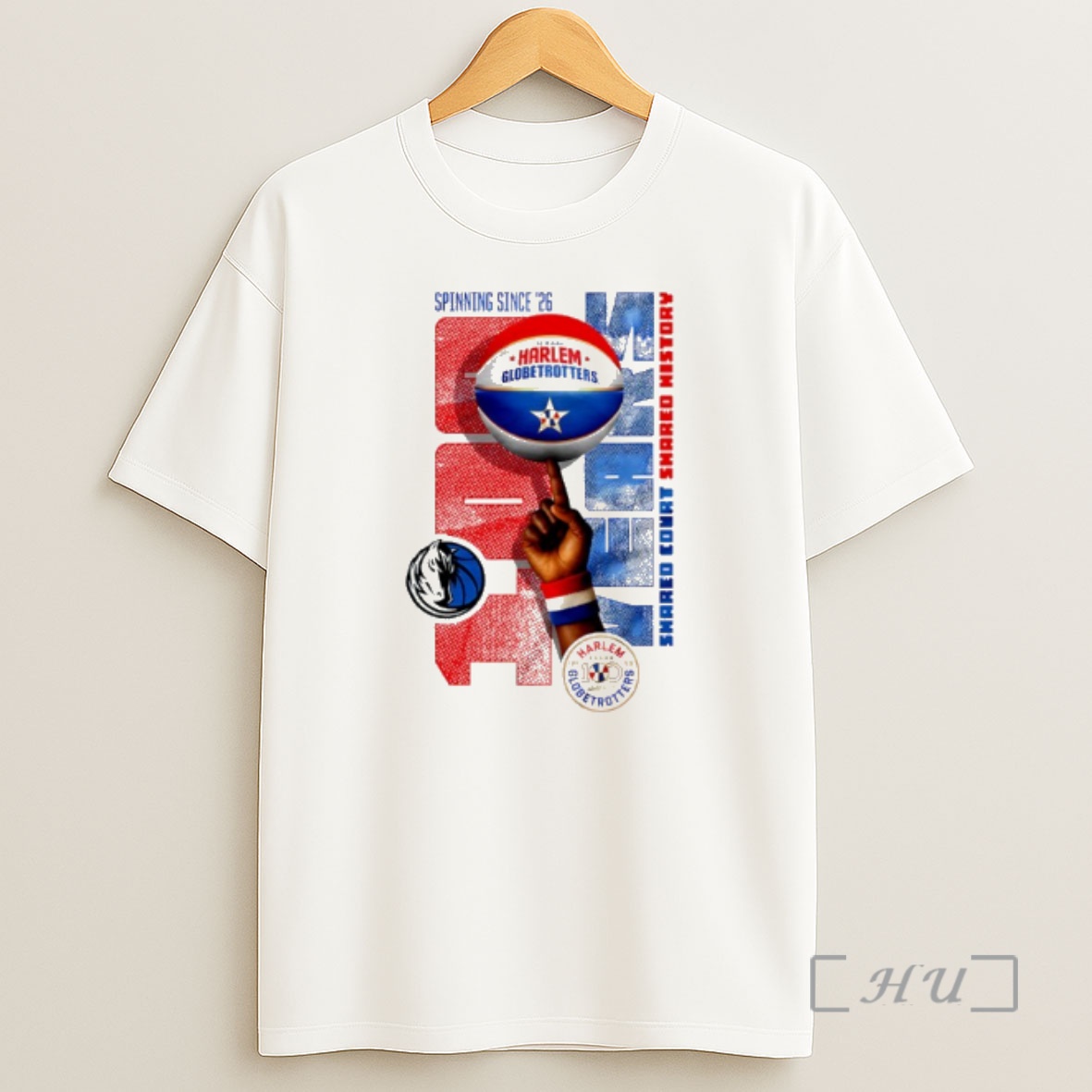 Officials Dallas Mavericks X Harlem Globetrotters Spinning Since 26 Premium Shirt Sweatshirt Tee