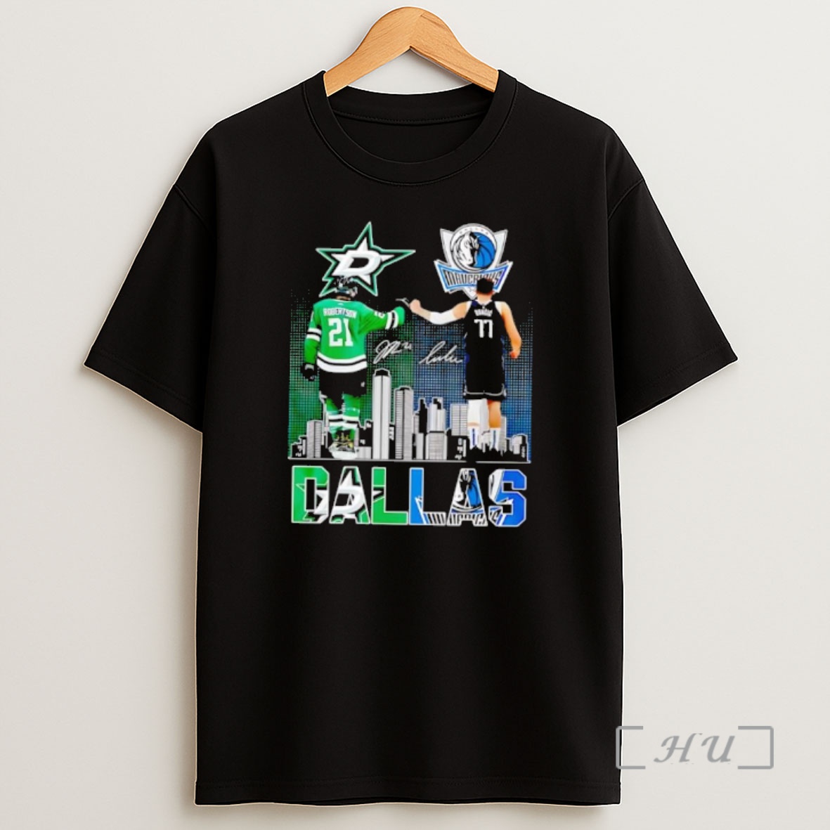 Officials Dallas Stars Jason Robertson Dallas Mavericks Luka Doncic 2025 Premium Shirt Sweatshirt Tee