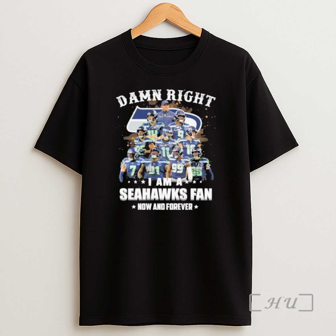 Officials Damn Right Team Player I Am A Seahawks Fan Now And Forever Premium Shirt Sweatshirt Tee