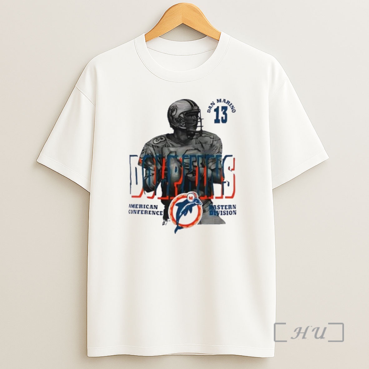 Officials Dan Marino 13 Miami Dolphins American Conference Vintage Premium Shirt Sweatshirt Tee