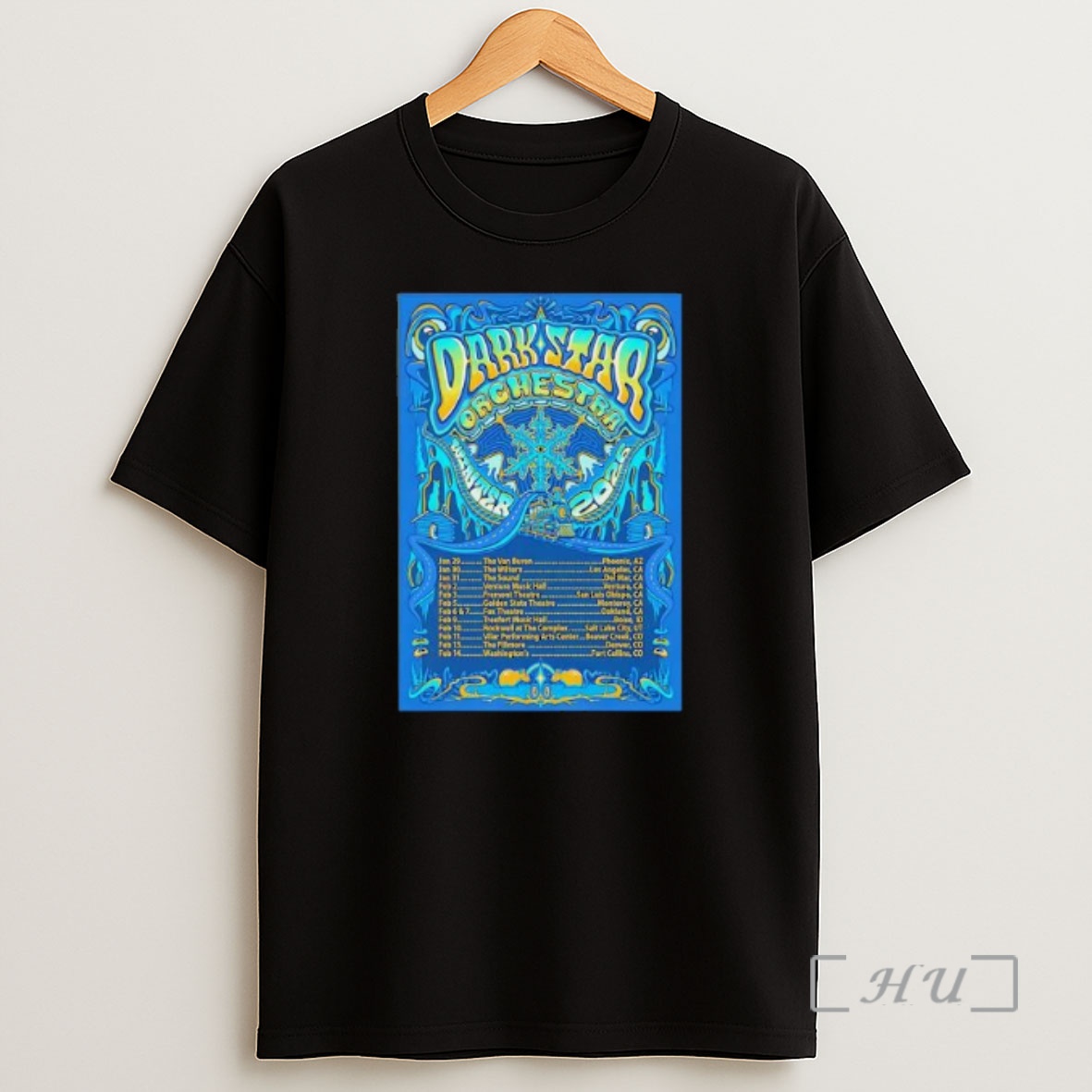 Officials Dark Star Orchestra Winter 2026 Shows Shirt Sweatshirt Tee