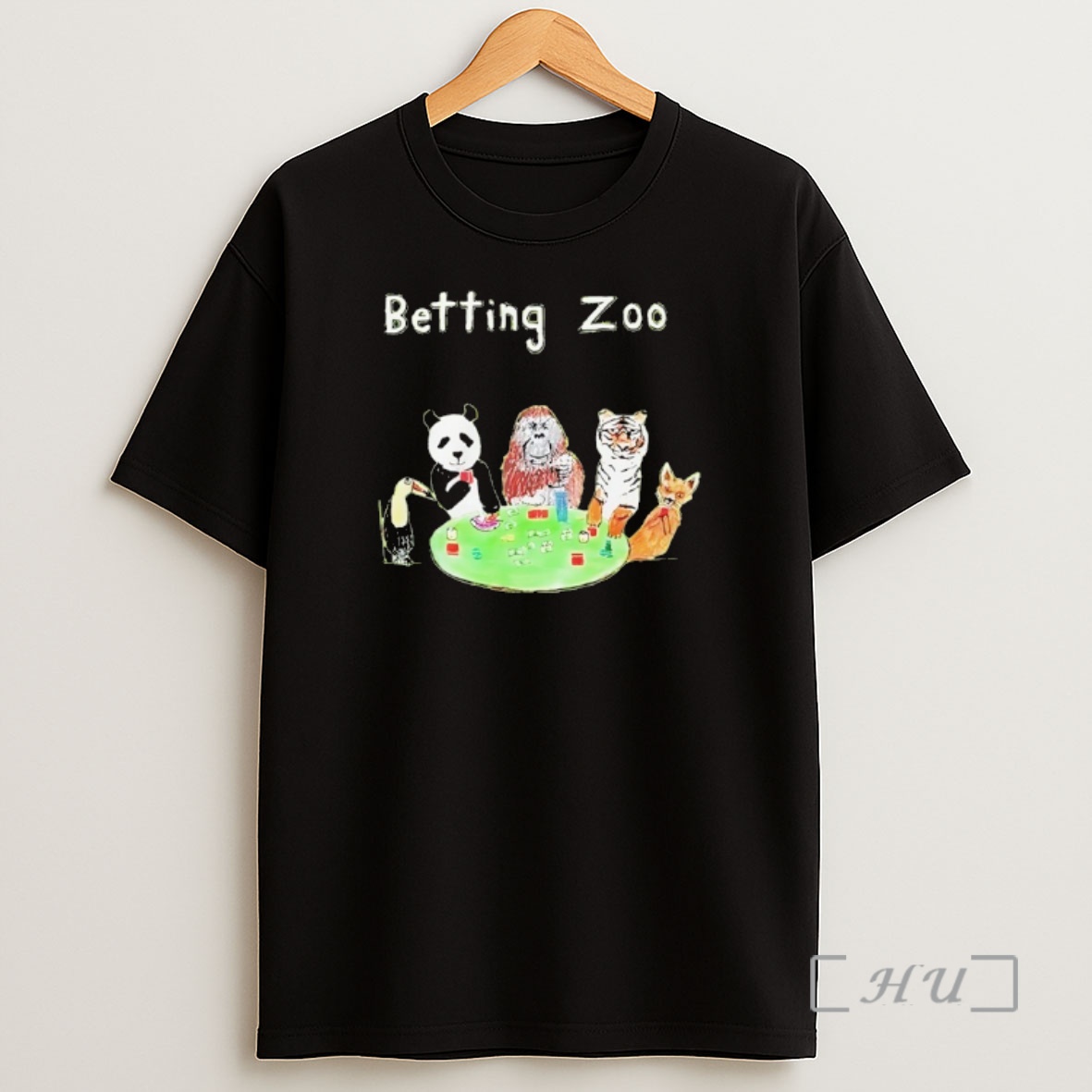 Officials Dave Portnoy Wearing Panda Gorilla Tiger And Fox Betting Zoo Shirt Sweatshirt Tee
