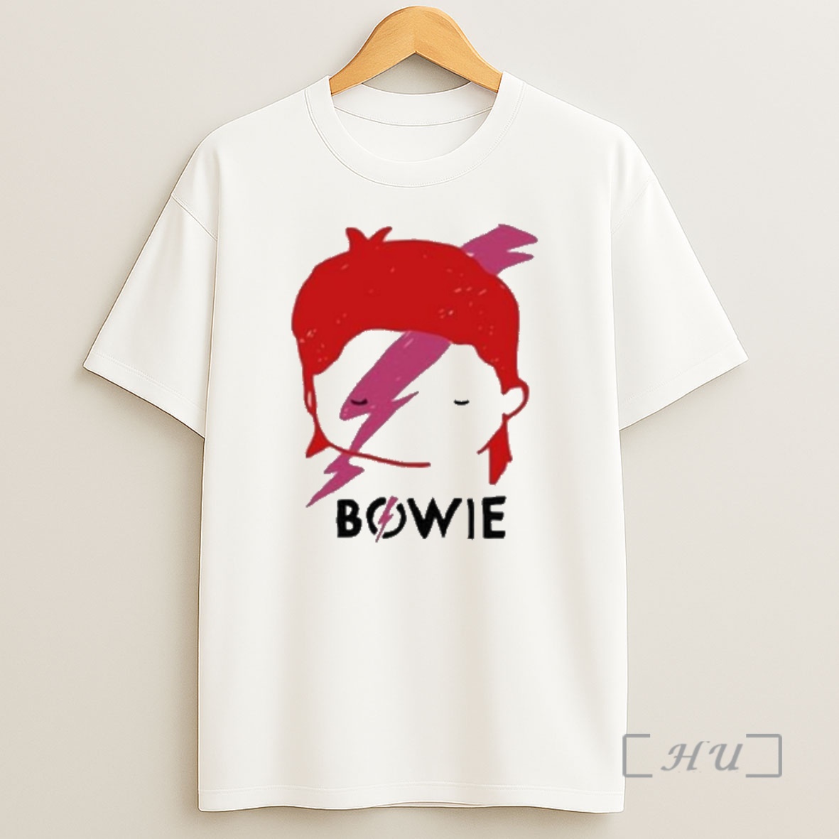 Officials David Bowie Aladdin Sane Lightning Bolt Sketch Shirt Sweatshirt Tee