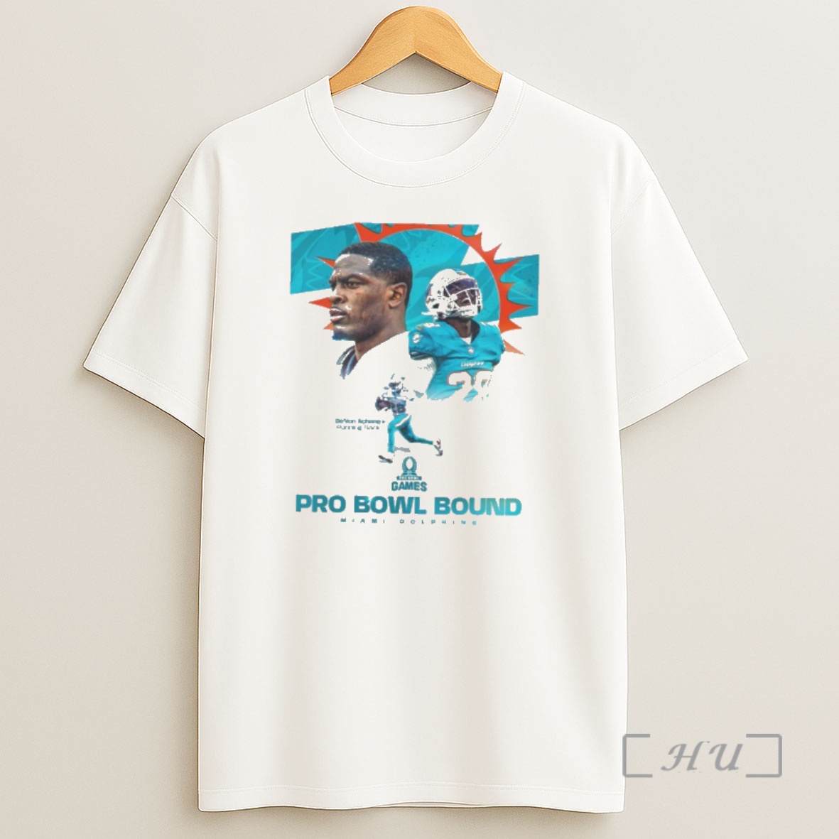 Officials Devon Achane Miami Dolphins Pro Bowl Bound Shirt Sweatshirt Tee