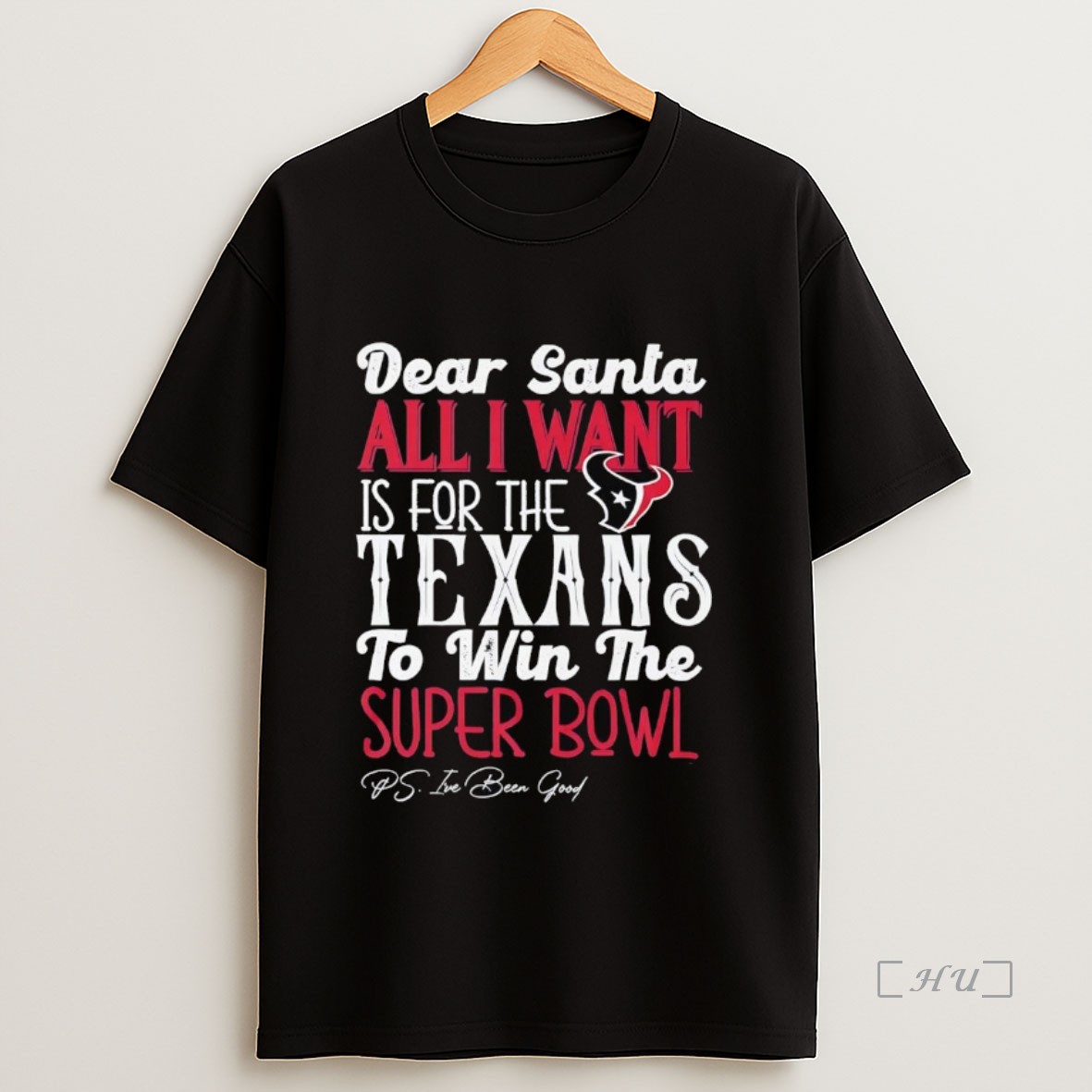 Officials Dead Santa All I Want Is For The Houston Texans To Win The Championship Premium Shirt Sweatshirt Tee