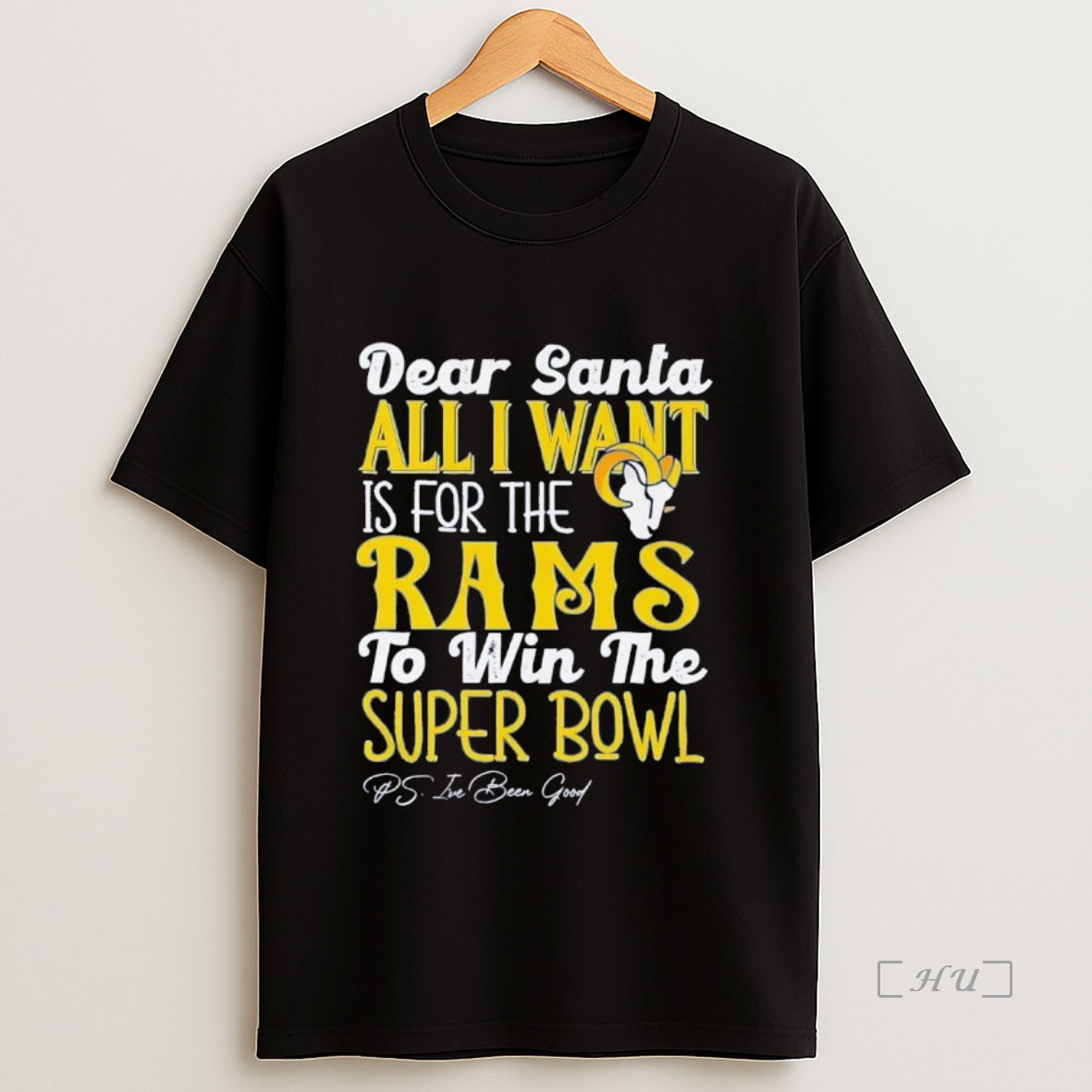 Officials Dead Santa All I Want Is For The Los Angeles Rams To Win The Championship Premium Shirt Sweatshirt Tee