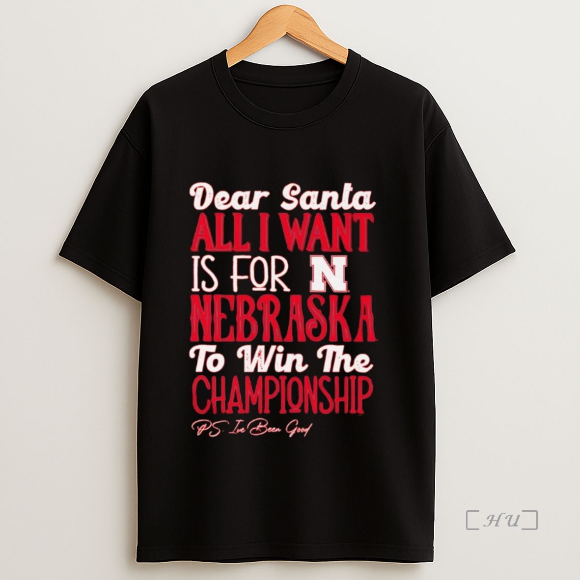 Officials Dead Santa All I Want Is For The Nebraska Cornhuskers To Win The Championship Premium Shirt Sweatshirt Tee