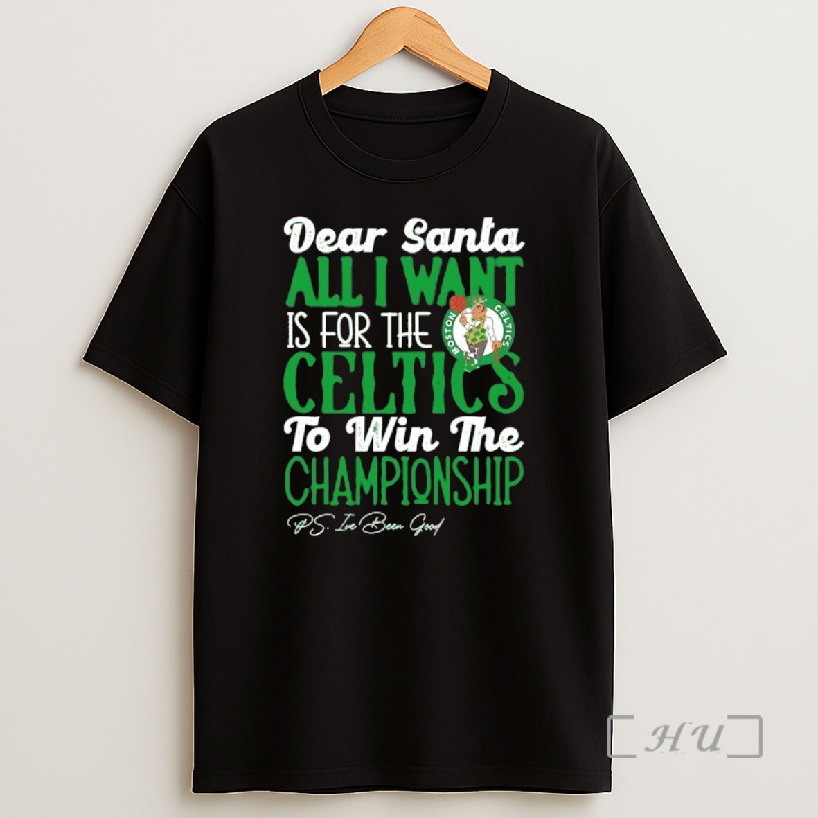 Officials Dear Santa All I Want Is For The Boston Celtics To Win The Championship Shirt Sweatshirt Tee
