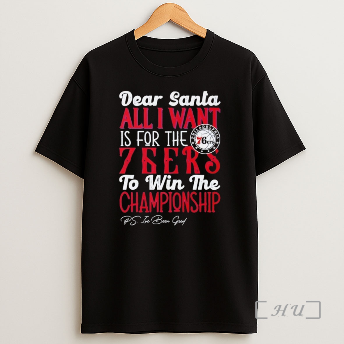 Officials Dear Santa All I Want Is For The Philadelphia 76ers To Win The Championship Shirt Sweatshirt Tee