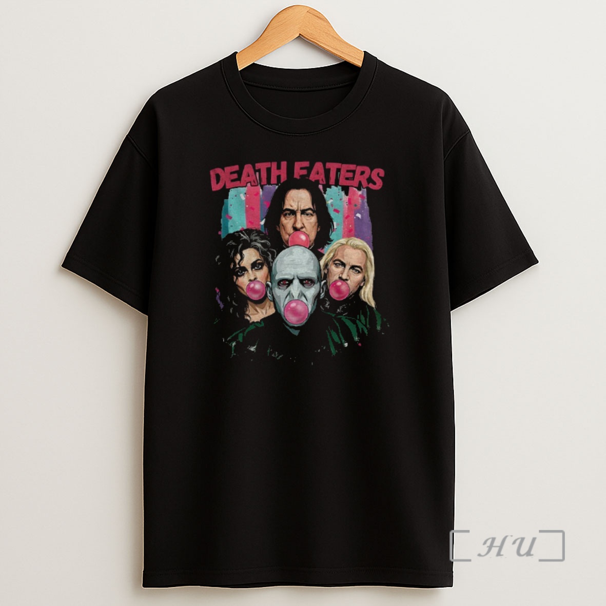 Officials Death Eaters Bellatrix Lestrange Lord Voldemort Lucius Malfoy Severus Snape Blowing Gum Premium Shirt Sweatshirt Tee