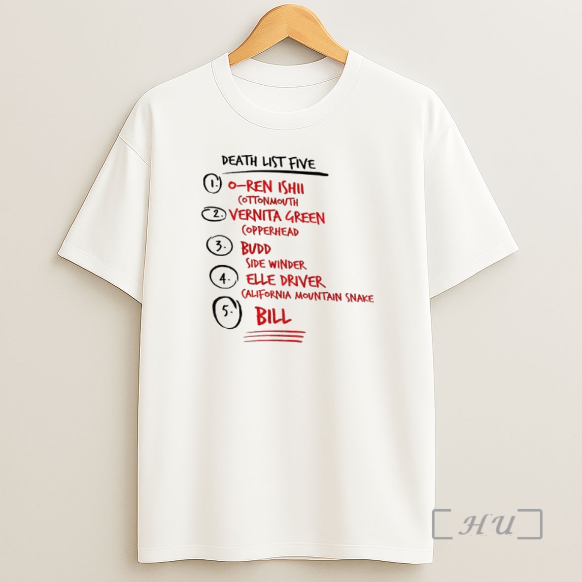 Officials Death List Five Cult Samurai Japan Movie Shirt Sweatshirt Tee