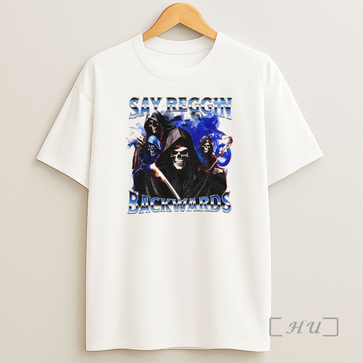 Officials Death Say Reggin Backwards Graphic Shirt Sweatshirt Tee