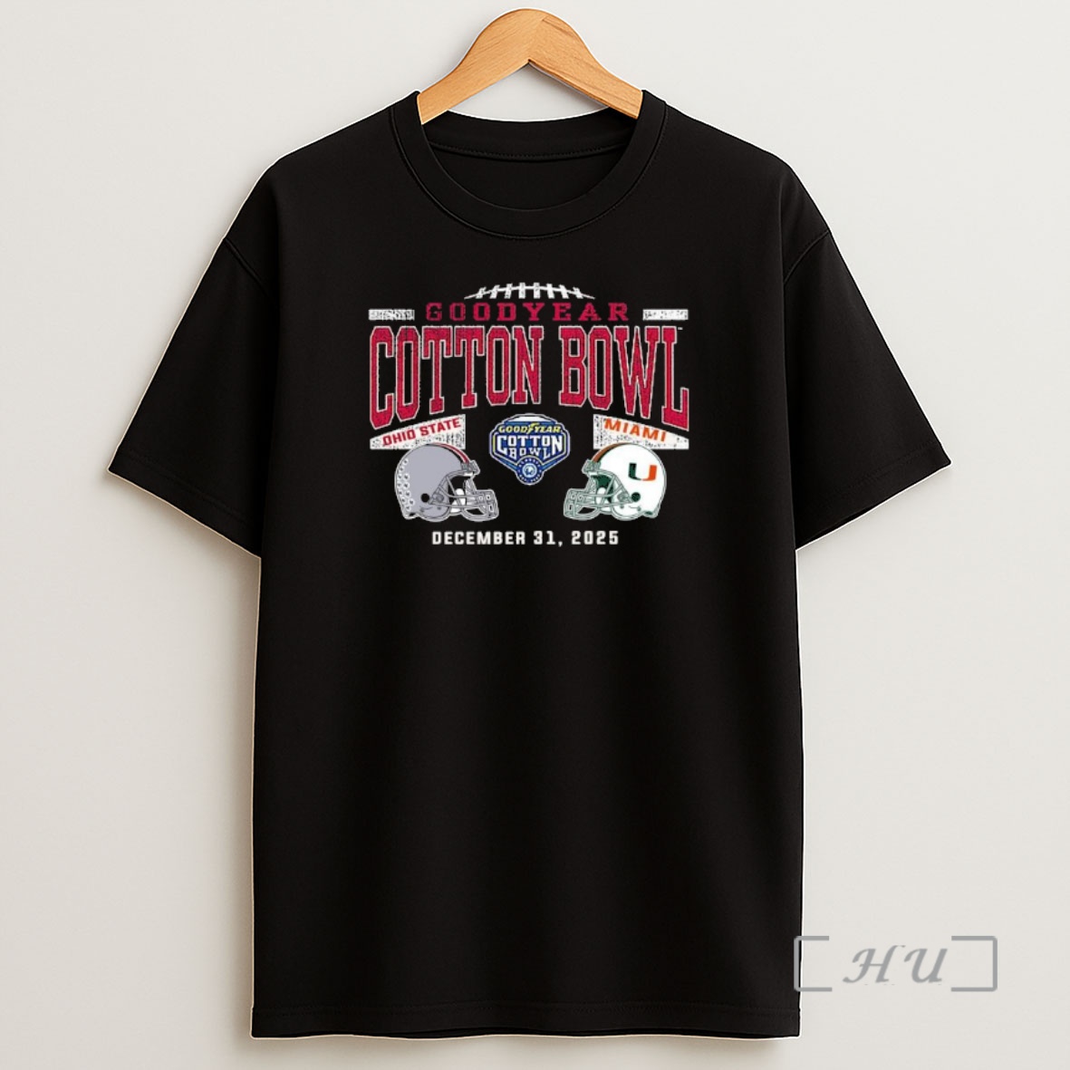 Officials December 31 Miami Vs Ohio State 2025 Cotton Bowl Matchup Shirt Sweatshirt Tee